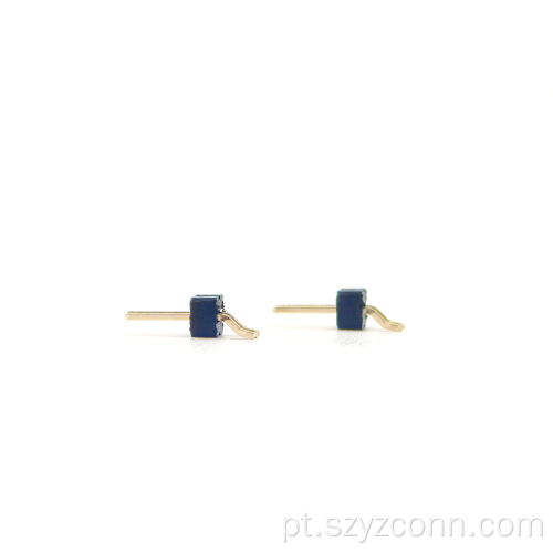 Cabeçalho de pino de 1,27 mm ângulo reto SMT